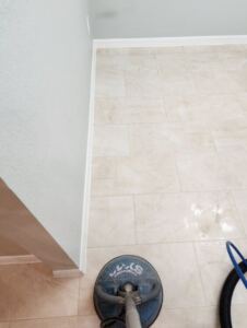 Tile cleaning services, ensuring a fresh and spotless appearance for tiled surfaces.