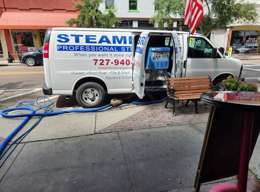 Steambrite Cleaning Services at work.