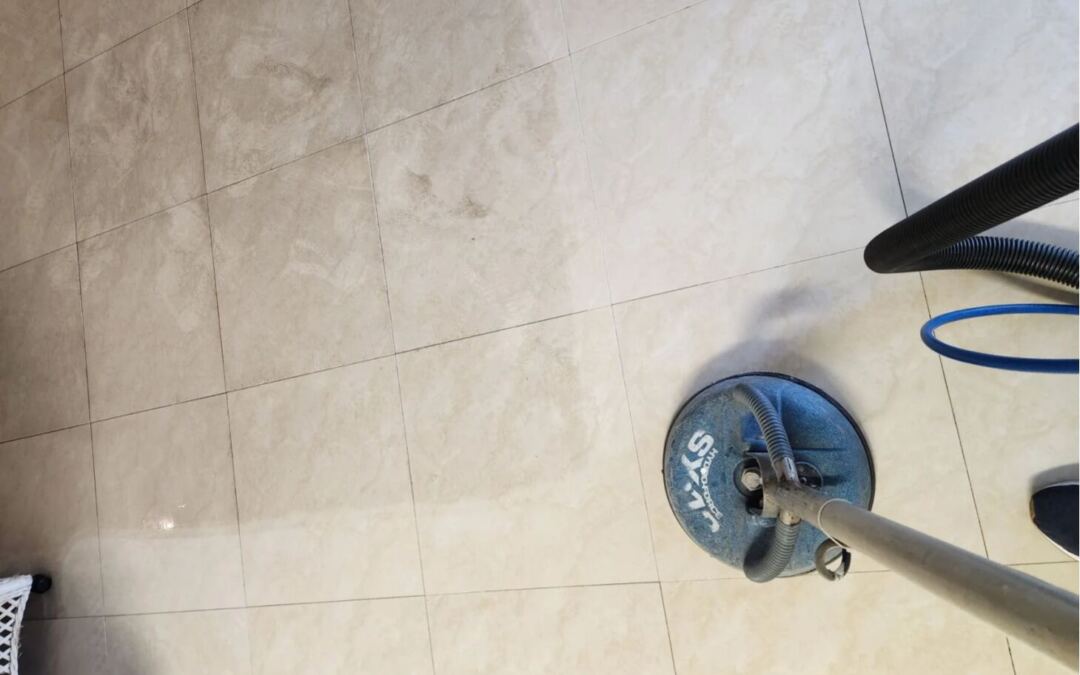 Golf Community Floor Defense: Turf-to-Travertine Transition Cleaning in East Lake Estates