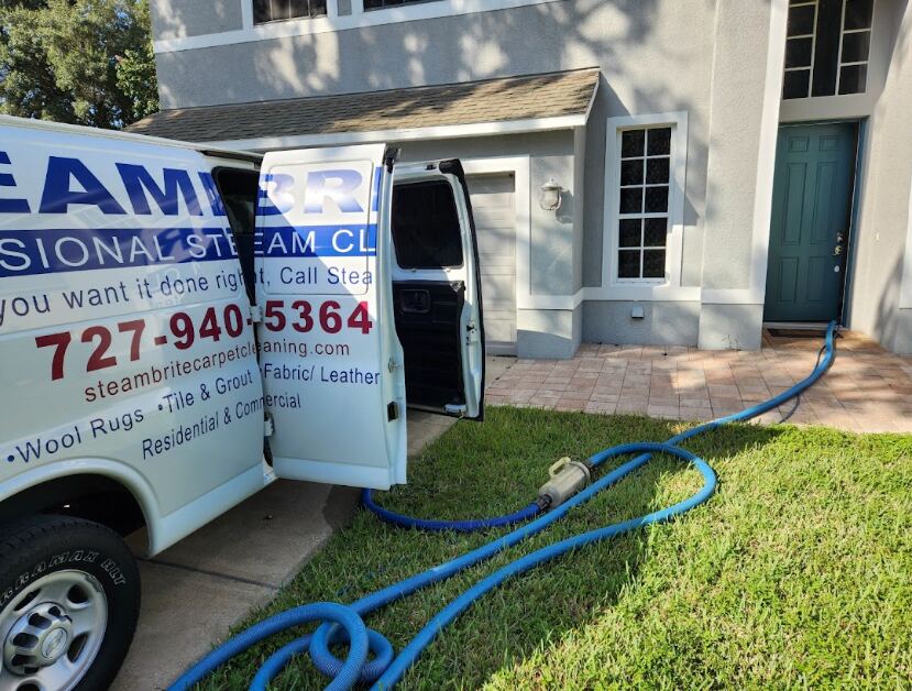 Steambrite Cleaning Services at work.