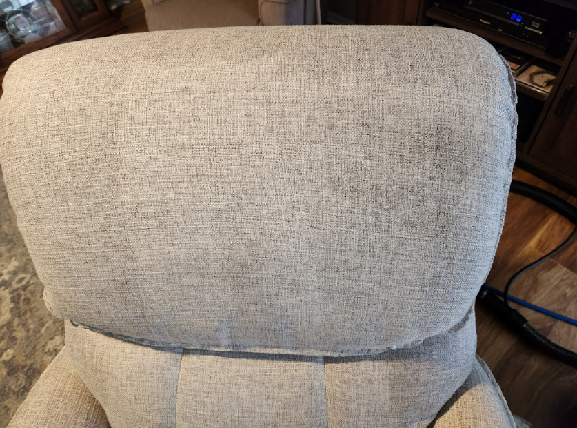 Ongoing furniture cleaning in Tarpon Springs.