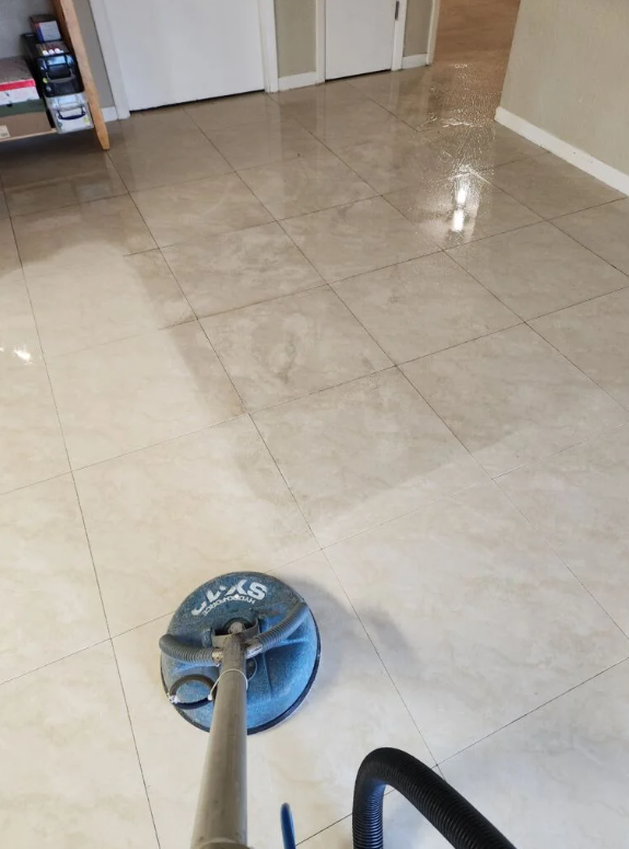 professional steam floor cleaning for large tile floors
