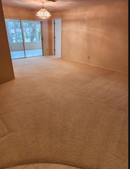 A carpet in a residential room
